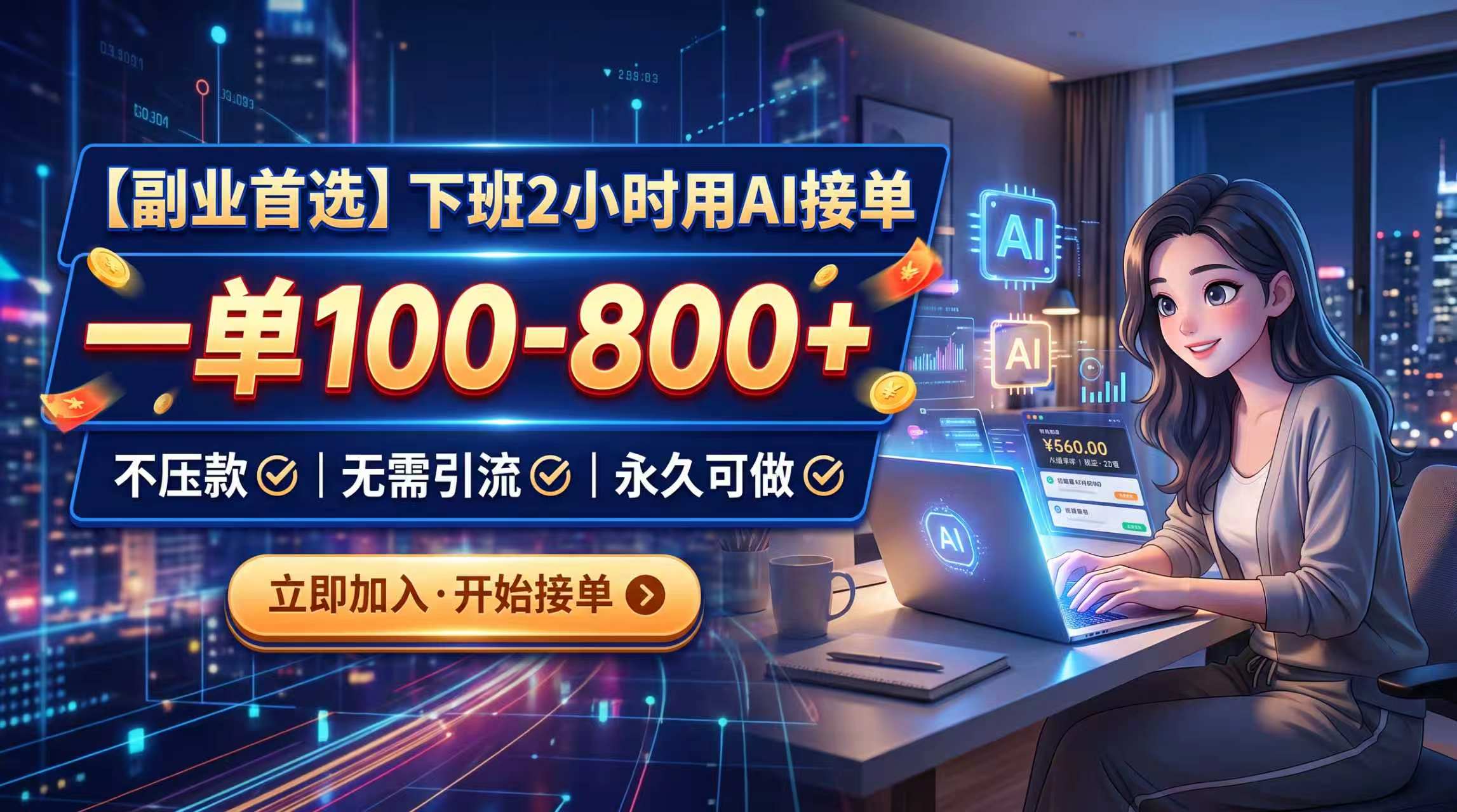下班2小时用AI接单,一单100-800+,不压款,无需引流,永久可做采购|汽车产业|汽车配件|机加工企业家交流社群中心