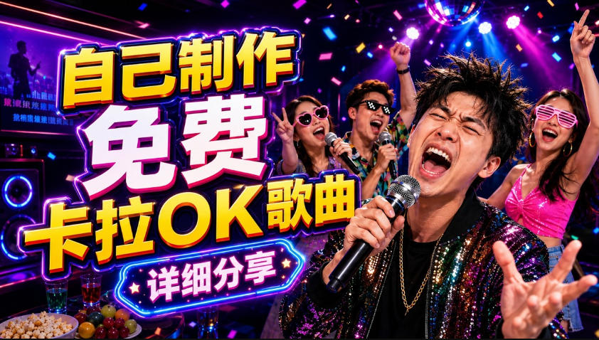 零基础AI制作免费卡拉OK视频教程,从歌曲生成、音轨分离到字幕制作、视频导出,手把手教学采购|汽车产业|汽车配件|机加工企业家交流社群中心
