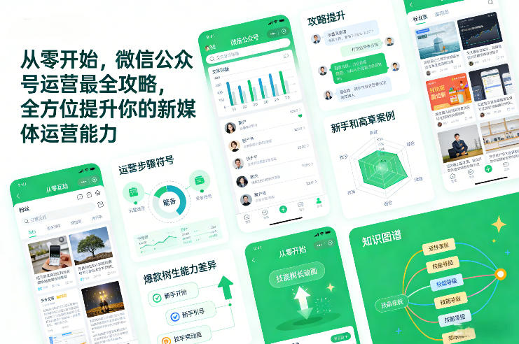 从零开始，微信公众号运营最全攻略，全方位提升你的新媒体运营能力采购|汽车产业|汽车配件|机加工蚂蚁智酷企业交流社群中心