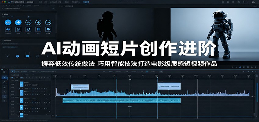 AI动画短片创作进阶：摒弃低效传统做法，巧用智能技法打造电影级质感短视频作品采购|汽车产业|汽车配件|机加工企业家交流社群中心