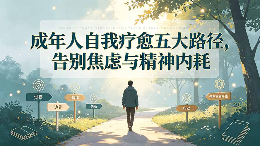 付费文章：成年人自我疗愈五大路径，告别焦虑与精神内耗采购|汽车产业|汽车配件|机加工企业家交流社群中心