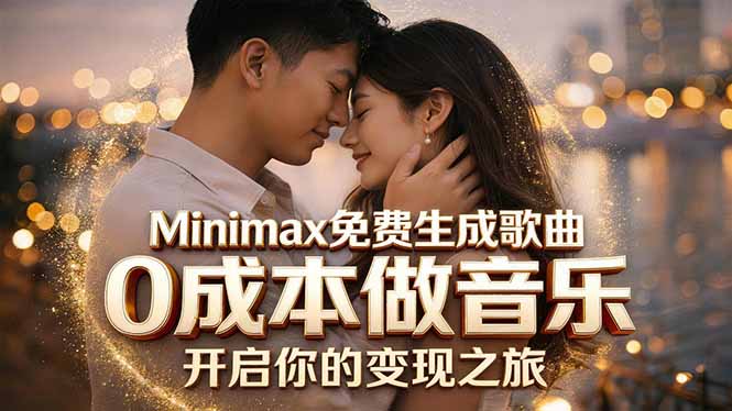 Minimax免费生成歌曲实测！0成本做音乐，说唱流行Lofi一键生成采购|汽车产业|汽车配件|机加工企业家交流社群中心