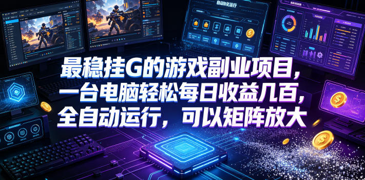 最稳挂G的游戏副业项目，一台电脑轻松每日收益几百，全自动运行，可以矩阵放大【揭秘】采购|汽车产业|汽车配件|机加工企业家交流社群中心