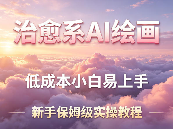 治愈系AI绘画提示词项目，低成本小白易上手，每天10分钟，新手保姆级实操教程采购|汽车产业|汽车配件|机加工企业家交流社群中心