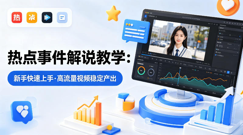 某大V的热点事件解说教学，新手也能快速上手，稳定产出高流量解说视频采购|汽车产业|汽车配件|机加工企业家交流社群中心