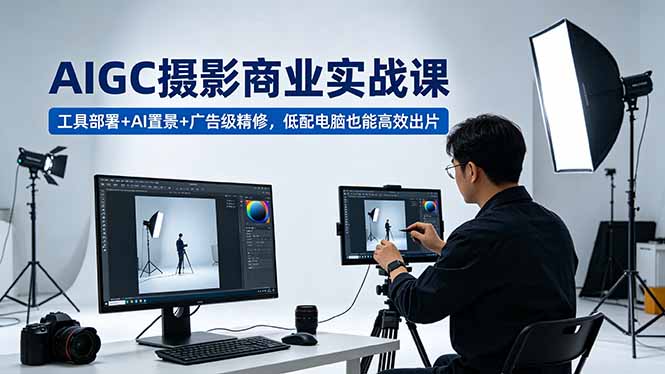 AIGC 摄影商业实战课,工具部署+AI置景+广告级精修,低配电脑也能高效出片采购|汽车产业|汽车配件|机加工企业家交流社群中心
