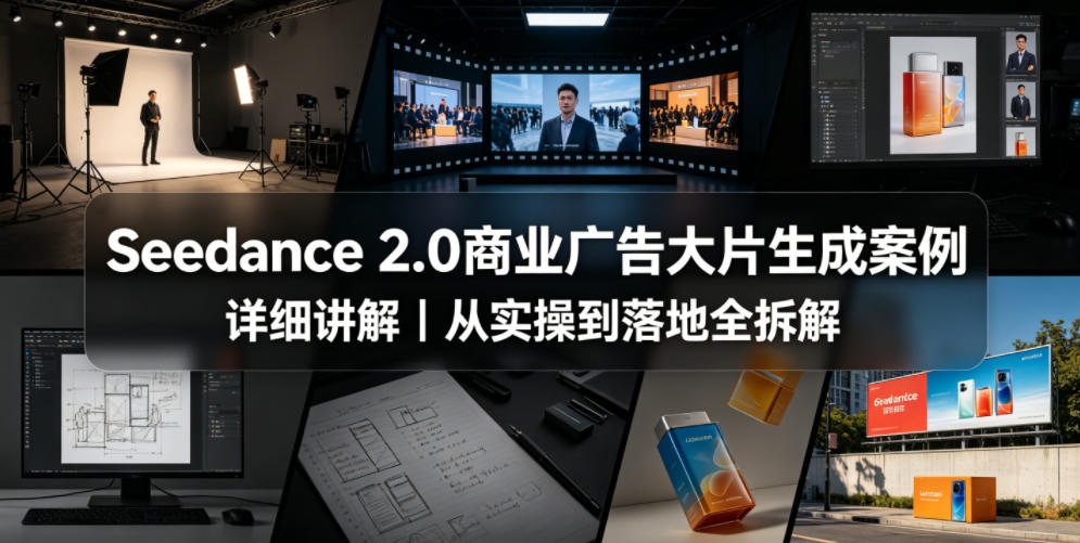 Seedance 2.0商业广告大片生成案例详细讲解｜从实操到落地全拆解采购|汽车产业|汽车配件|机加工企业家交流社群中心