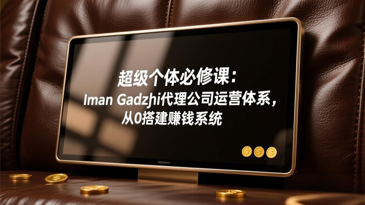 超级个体必修课：Iman Gadzhi代理公司运营体系，从0搭建赚钱系统采购|汽车产业|汽车配件|机加工蚂蚁智酷企业交流社群中心
