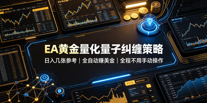 EA黄金量化量子纠缠策略，日入几张，全自动賺美金，全程不用手动操作！【揭秘】采购|汽车产业|汽车配件|机加工企业家交流社群中心