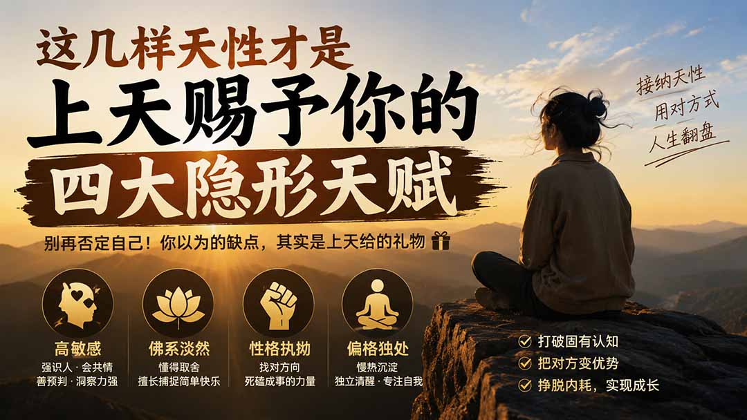 付费文章:这几样天性才是上天赐予你的四大隐形天赋采购|汽车产业|汽车配件|机加工企业家交流社群中心