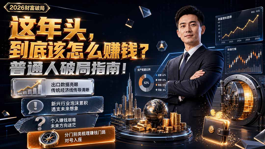 付费文章：这年头，到底该怎么赚钱？普通人破局指南！采购|汽车产业|汽车配件|机加工企业家交流社群中心
