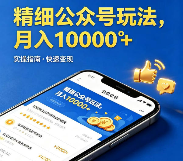 精细化公众号玩法，我们给你提供文章，你来负责发布，收益可观，月入1W+【揭秘】采购|汽车产业|汽车配件|机加工企业家交流社群中心