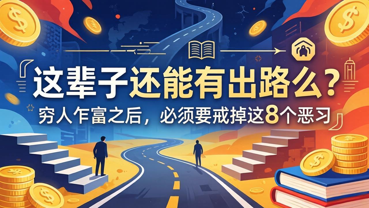 关于人生两篇付费文章【这辈子还能有出路么？】【穷人乍富之后，必须要戒掉这8个恶习】采购|汽车产业|汽车配件|机加工企业家交流社群中心