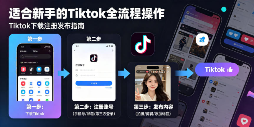 Tiktok下载注册发布,适合新手的Tiktok全流程操作采购|汽车产业|汽车配件|机加工企业家交流社群中心