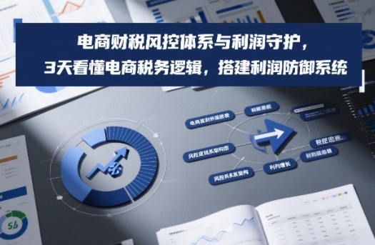 电商财税风控体系与利润守护，3天看懂电商税务逻辑，搭建利润防御系统采购|汽车产业|汽车配件|机加工蚂蚁智酷企业交流社群中心