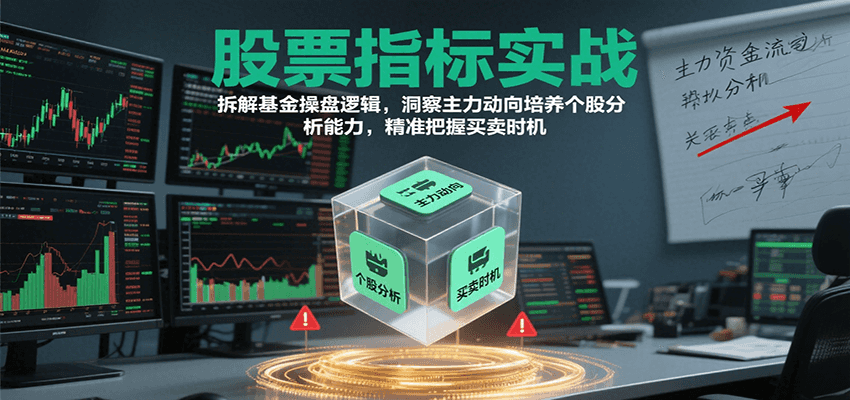 股票指标实战，基金操盘逻辑拆解，洞察主力动向培养个股分析能力把握买卖时机(更新)采购|汽车产业|汽车配件|机加工蚂蚁智酷企业交流社群中心