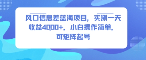 风口信息差蓝海项目，实测一天收益4k+，小白操作简单，可矩阵起号采购|汽车产业|汽车配件|机加工蚂蚁智酷企业交流社群中心
