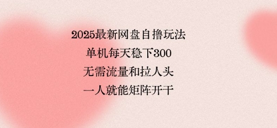 2025最新网盘自撸玩法,单机每天稳下3张,无需流量和拉人头,一个人就可轻松矩阵,全网独一份【揭秘】采购|汽车产业|汽车配件|机加工蚂蚁智酷企业交流社群中心