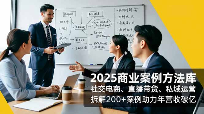 2025商业案例方法库,社交电商、直播带货、私域运营,拆解200+案例助力年营收破亿采购|汽车产业|汽车配件|机加工蚂蚁智酷企业交流社群中心