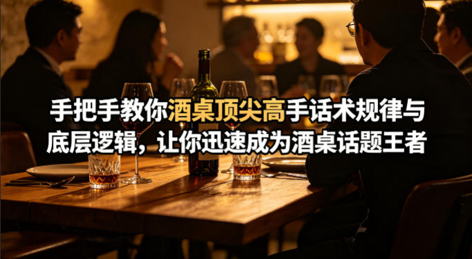 付费文章：手把手教你酒桌顶尖高手话术规律与底层逻辑，让你迅速成为酒桌话题王者(二十年全网独家经验分享)采购|汽车产业|汽车配件|机加工企业家交流社群中心