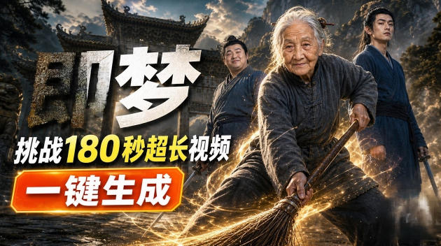 即梦挑战180秒超长视频！一键生成3分钟电影？完整制作流程详细分享！采购|汽车产业|汽车配件|机加工企业家交流社群中心