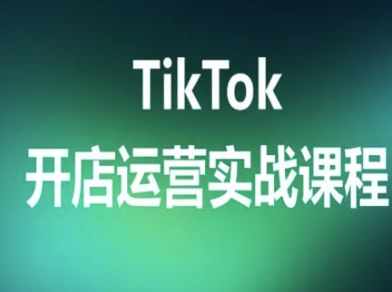 TikTok开店运营实战课程，TK跨境电商实操全流程采购|汽车产业|汽车配件|机加工蚂蚁智酷企业交流社群中心