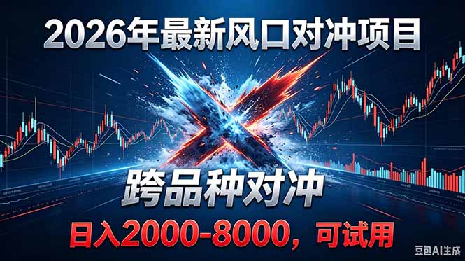 2026创业新风口!最新对冲!跨品种对冲!日收益2000-6000+采购|汽车产业|汽车配件|机加工企业家交流社群中心