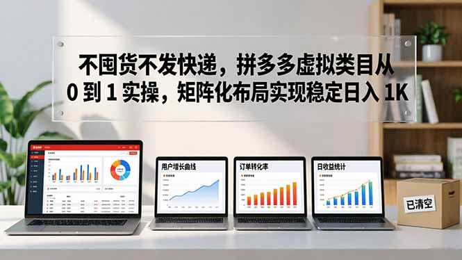 不囤货不发快递，拼多多虚拟类目从 0 到 1 实操，矩阵化布局实现稳定日入 1K采购|汽车产业|汽车配件|机加工企业家交流社群中心