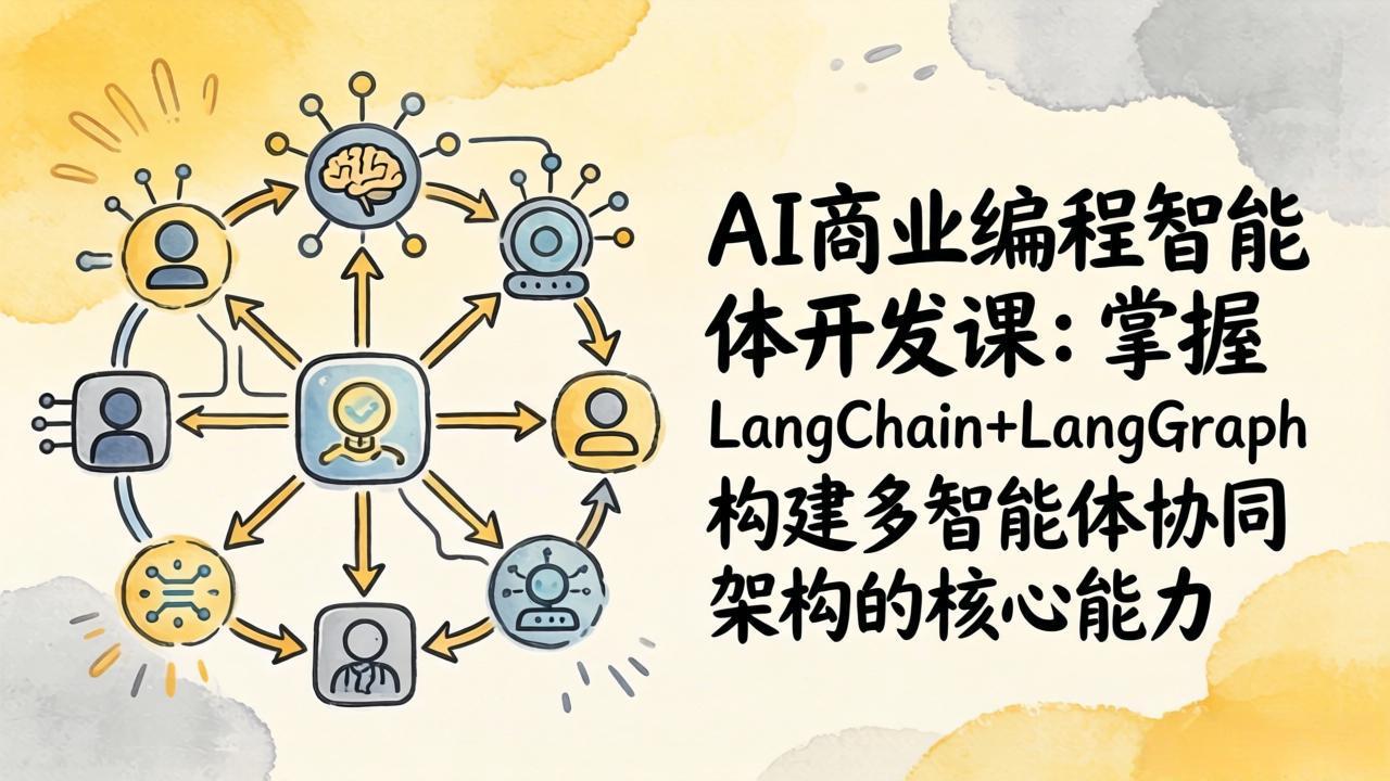 AI商业编程智能体开发课：掌握LangChain+LangGraph构建多智能体协同架构的核心能力采购|汽车产业|汽车配件|机加工企业家交流社群中心