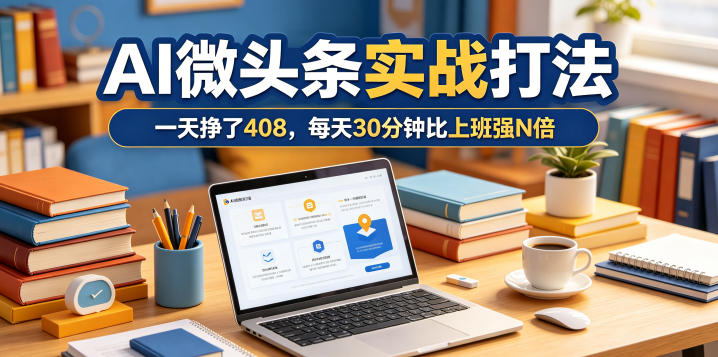 一天挣了408,AI微头条实战打法,每天30分钟比上班强N倍采购|汽车产业|汽车配件|机加工企业家交流社群中心