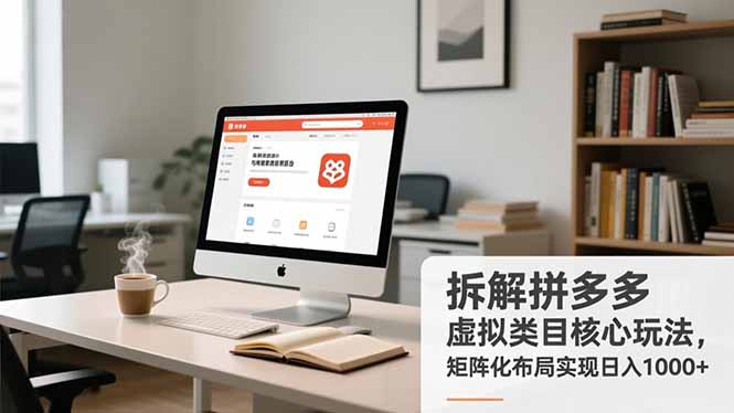 拆解拼多多虚拟类目核心玩法，矩阵化布局实现日入1000+采购|汽车产业|汽车配件|机加工蚂蚁智酷企业交流社群中心