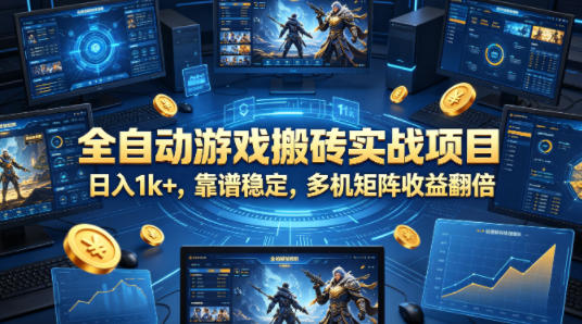 全自动游戏搬砖实战项目，日入1k+，靠谱稳定，多机矩阵收益翻倍【揭秘】采购|汽车产业|汽车配件|机加工企业家交流社群中心