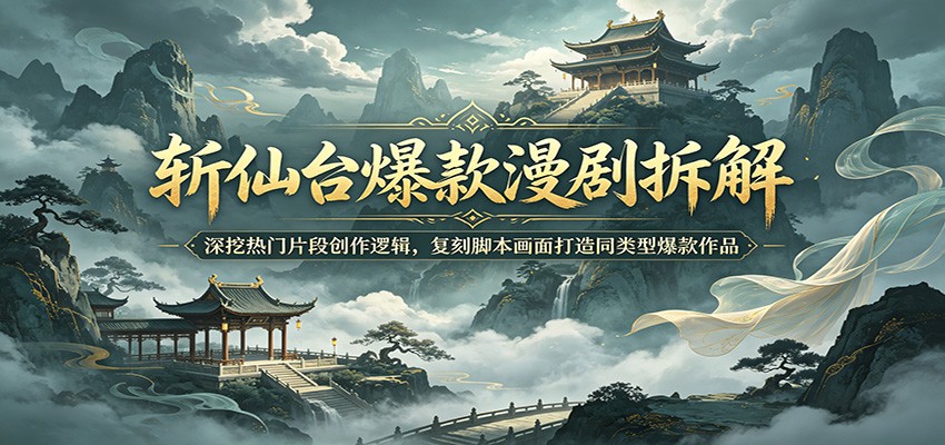斩仙台爆款漫剧拆解:深挖热门片段创作逻辑,复刻脚本画面打造同类型爆款作品采购|汽车产业|汽车配件|机加工企业家交流社群中心