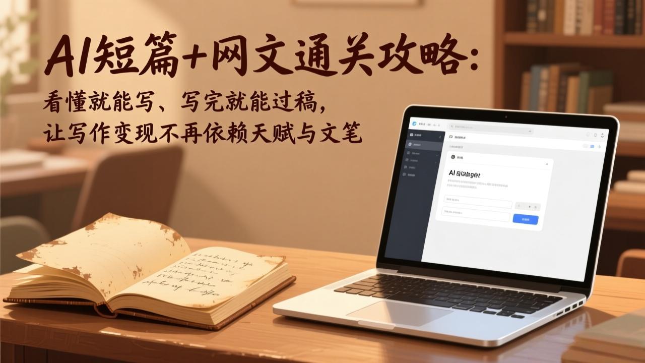 AI短篇+网文通关攻略-更新4月：看懂就能写、写完就能过稿，让写作变现不再依赖天赋与文笔采购|汽车产业|汽车配件|机加工企业家交流社群中心