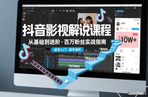 抖音百万粉丝影视解说课程，基础到进阶课，适合新手和进阶学习采购|汽车产业|汽车配件|机加工蚂蚁智酷企业交流社群中心