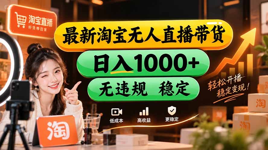【新技术】淘宝无人直播，独家，日入2K+，无封号，可矩阵，长期稳定采购|汽车产业|汽车配件|机加工企业家交流社群中心