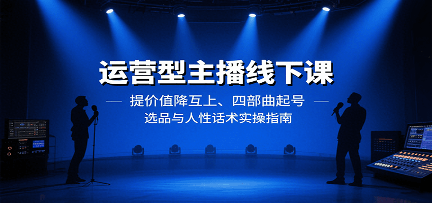 运营型主播线下课:提价值降互上、四部曲起号、选品与人性话术实操指南采购|汽车产业|汽车配件|机加工蚂蚁智酷企业交流社群中心