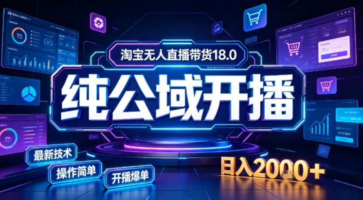 淘宝无人直播带货，公域+私域实时更新迭代玩法，稳定开播变现做，可矩阵【揭秘】采购|汽车产业|汽车配件|机加工企业家交流社群中心