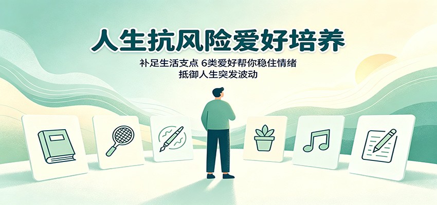人生抗风险爱好培养：补足生活支点，6类爱好帮你稳住情绪，抵御人生突发波动采购|汽车产业|汽车配件|机加工企业家交流社群中心