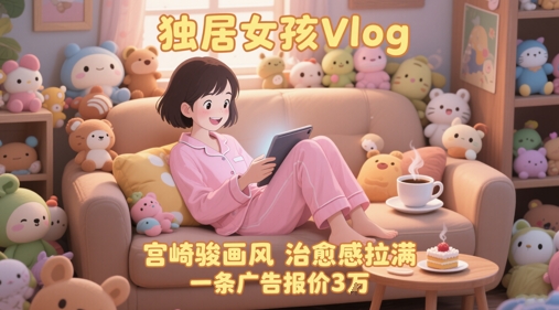 单个账号涨粉71W!用AI制作独居女孩Vlog,宫崎骏画风,治愈感拉满,一条广告报价3W采购|汽车产业|汽车配件|机加工蚂蚁智酷企业交流社群中心