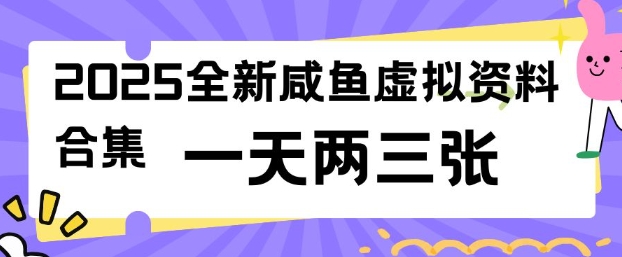 2025全新闲鱼虚拟资料项目合集，成本低，操作简单，一天两三张采购|汽车产业|汽车配件|机加工蚂蚁智酷企业交流社群中心