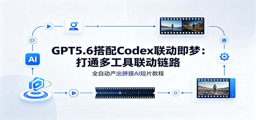 GPT5.6搭配Codex联动即梦:打通多工具联动链路,全自动产出拼接AI短片教程采购|汽车产业|汽车配件|机加工企业家交流社群中心