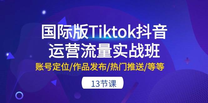 国际版Tiktok抖音运营流量实战班:账号定位/作品发布/热门推送/等等-13节采购|汽车产业|汽车配件|机加工蚂蚁智酷企业交流社群中心